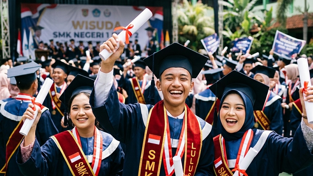 Kemendikdasmen Lepas 3.000 Lulusan SMK untuk Bekerja di Luar Negeri
